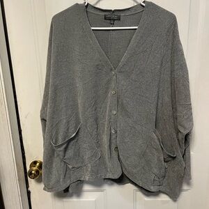 Barefoot Dreams Gray Women's Cardigan NWOT